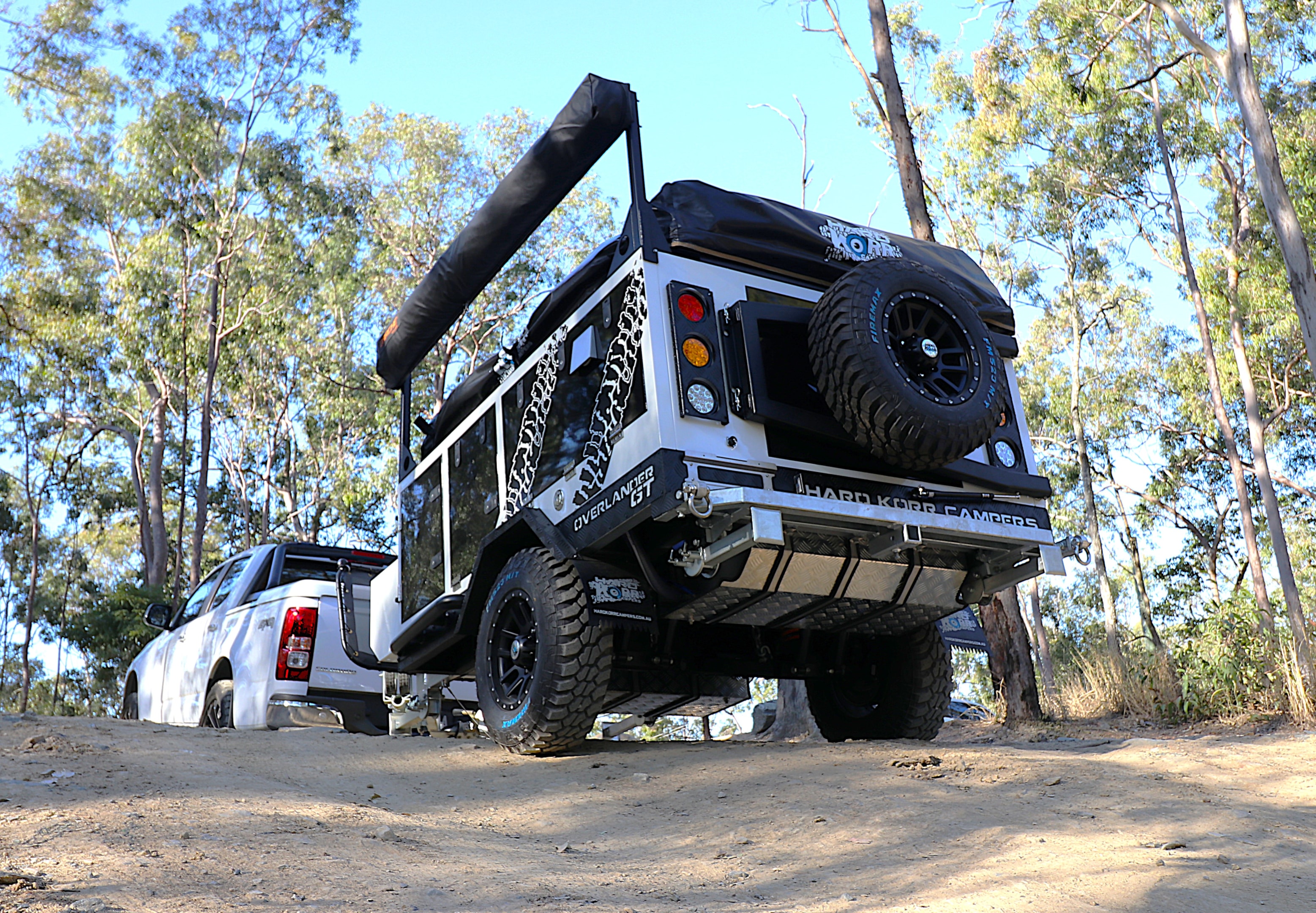 The passenger side of the Overlander GT is the living side with a whole lot on offer.