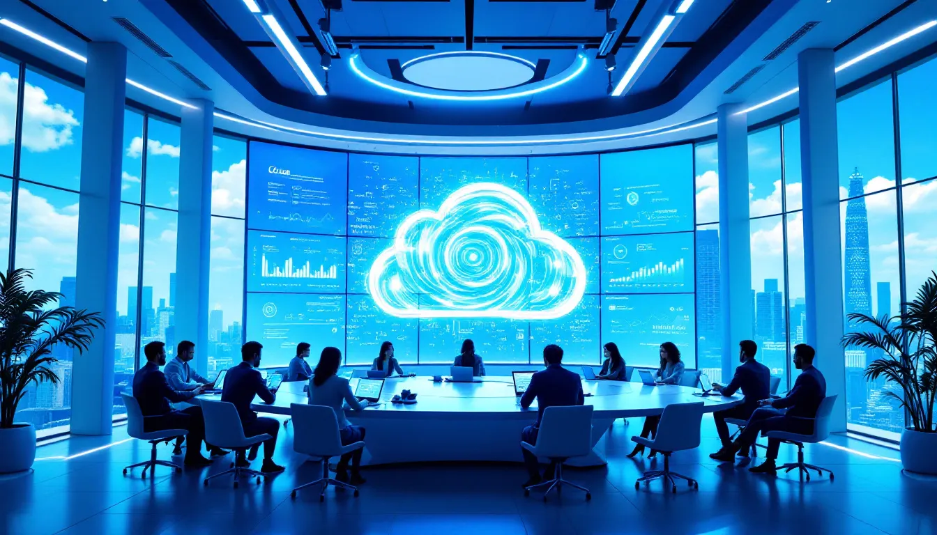 Effizienzsteigerung durch Cloud-Anwendungen.