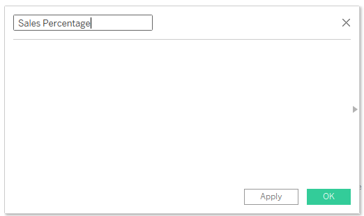 Naming the calculated field