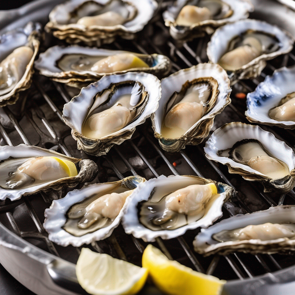 Image showing the process of making roasted oysters or baked oysters for a flavorful delight.