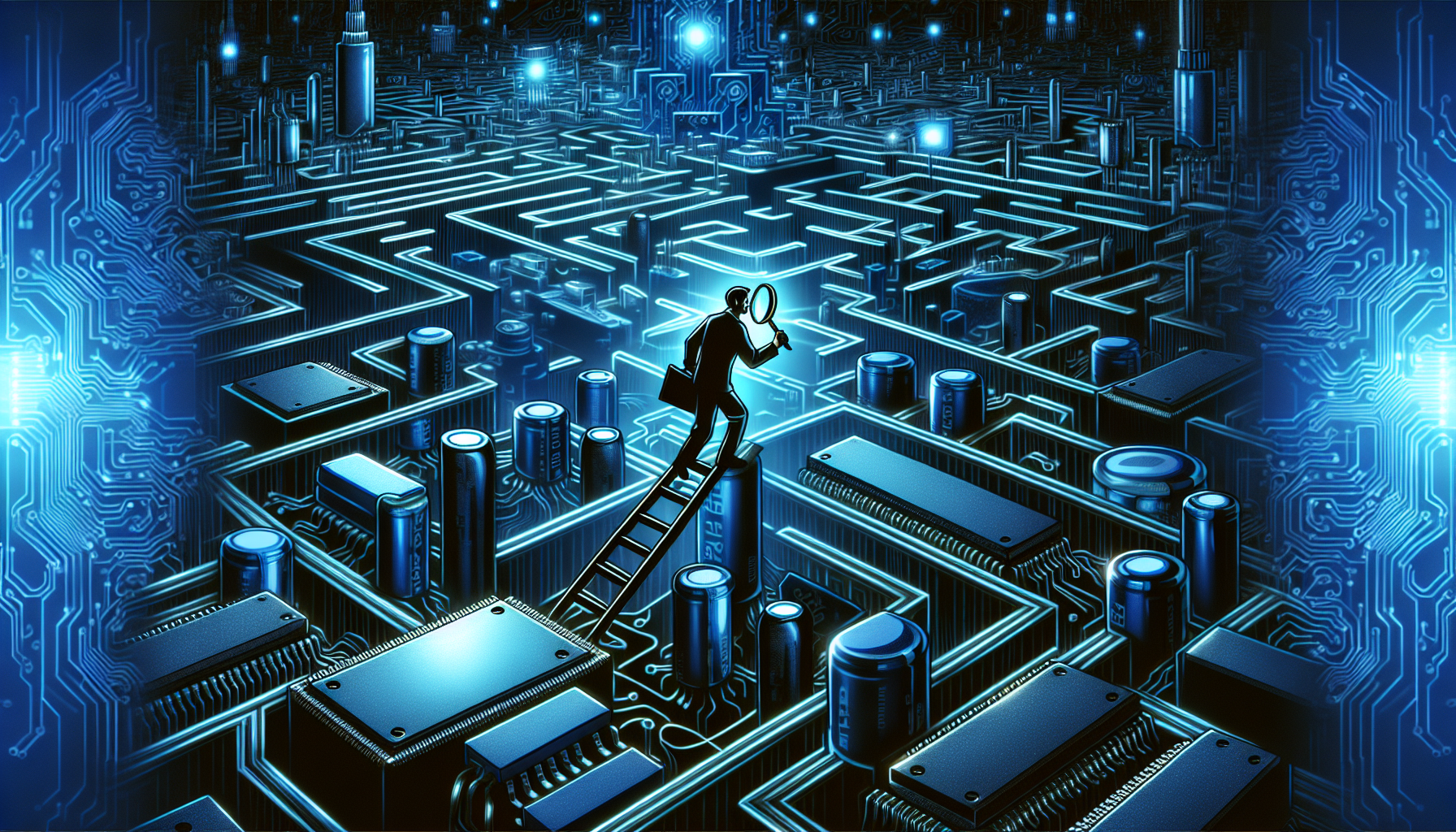 Illustration of electronic component sourcing