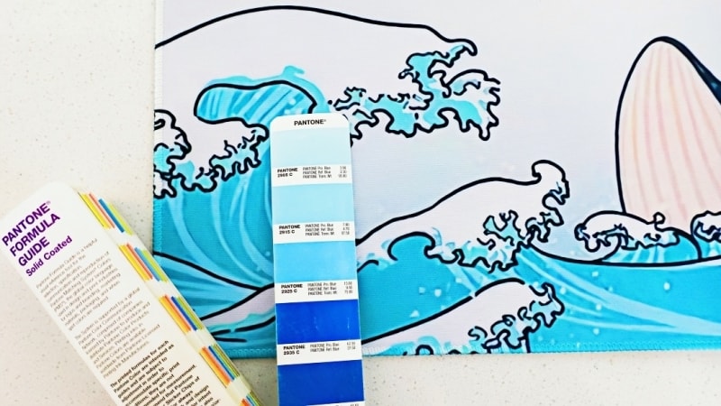 Mouse Pad Pantone Color Codes
