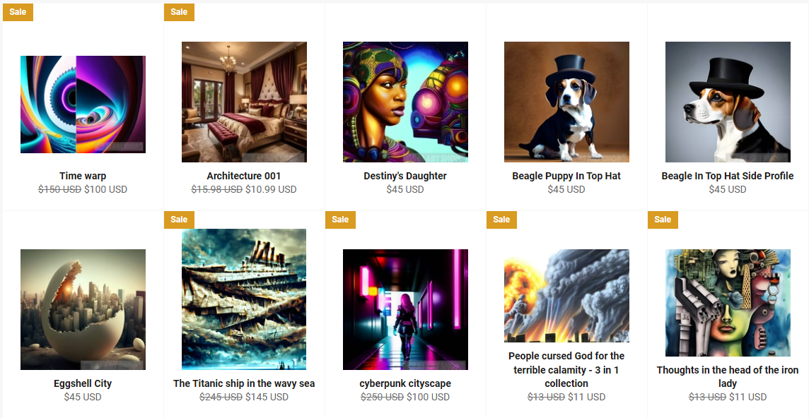 art marketplace