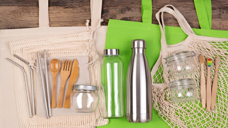 Zero waste eco friendly reusable objects