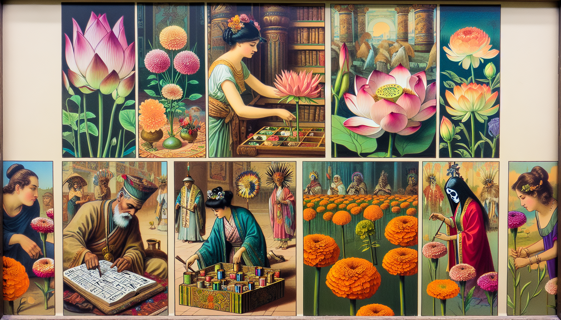 Historical uses of flowers in different cultures