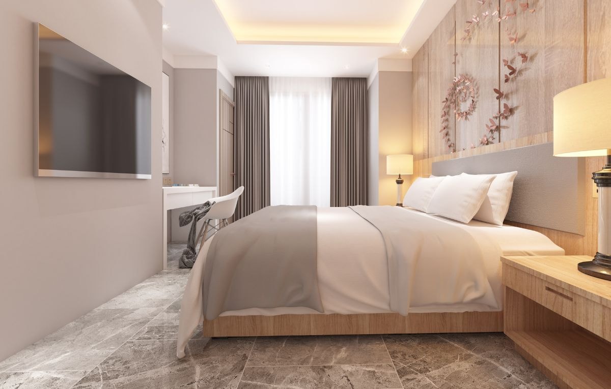 Select tiles that are both functional beautiful for your bedroom