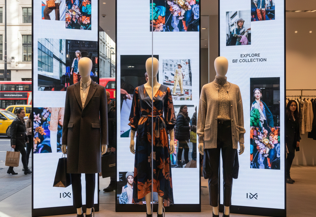 20 Best Examples of Window Displays for Your Store 3 fashion mannequin retail window display with layered lighting