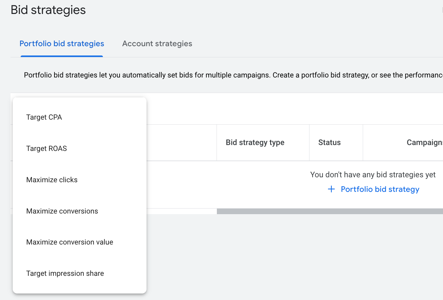 Mastering Google Ads Portfolio Bid Strategies: A Definitive Guide 18 new portfolio bid strategy