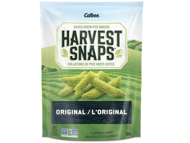 green pea snack crisps