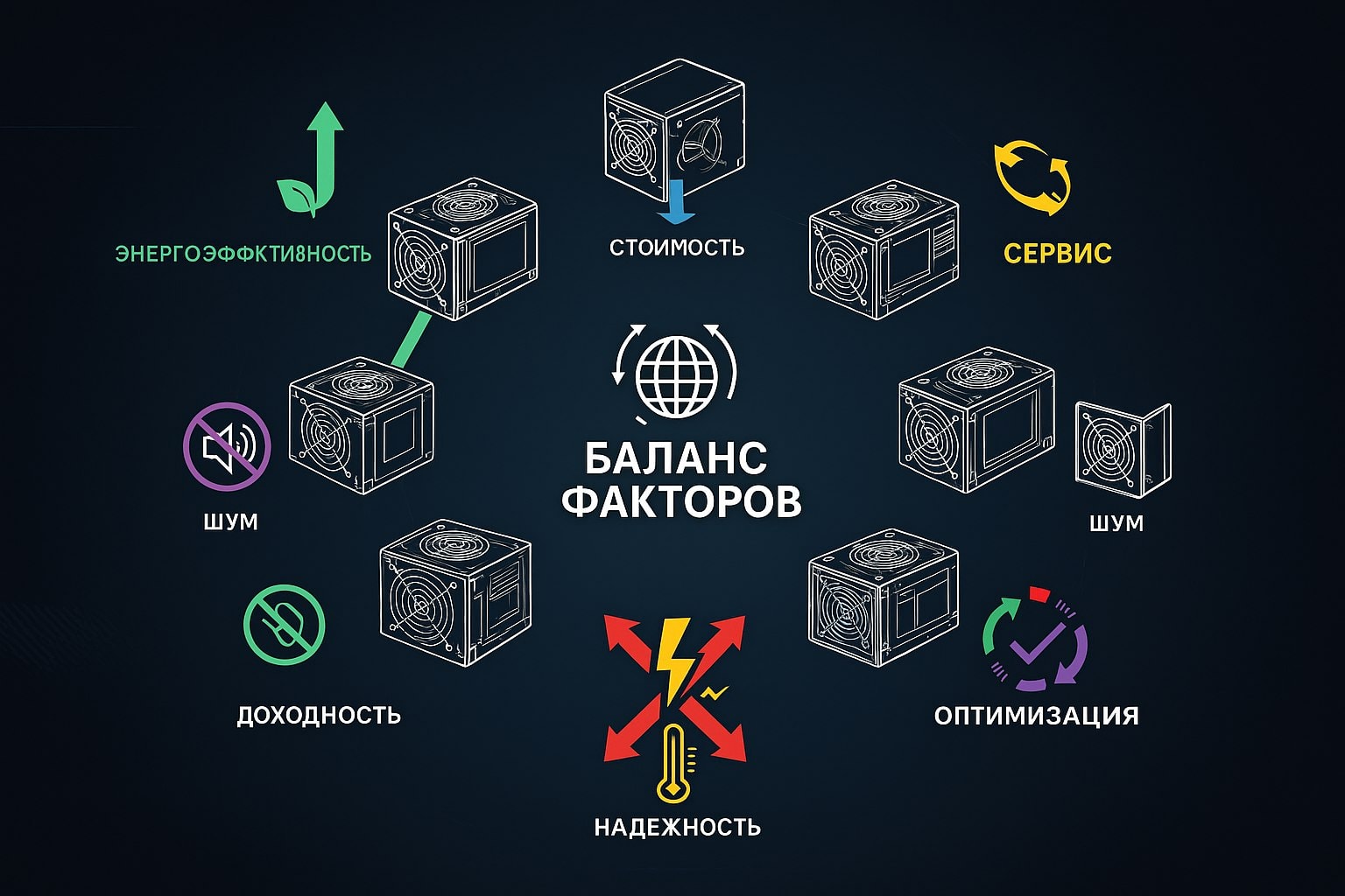 Типы охлаждения ASIC майнеров - воздушное, жидкостное и иммерсионное охлаждение для промышленного майнинга