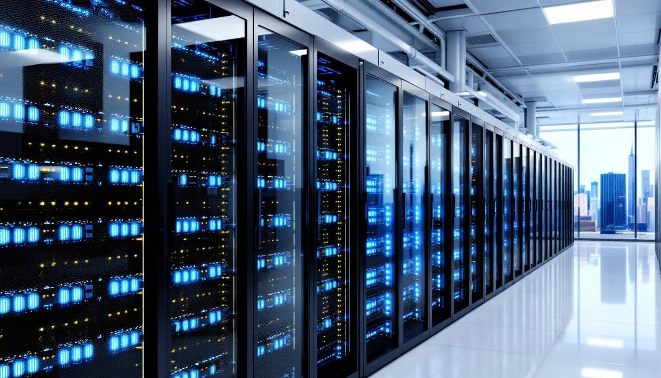 In the image, a diverse team of professionals collaborates around a digital tablet, discussing a comprehensive digital transformation roadmap for the manufacturing industry. They are focused on ensuring data management and infrastructure readiness to enhance operational efficiency and support successful digital transformation initiatives.