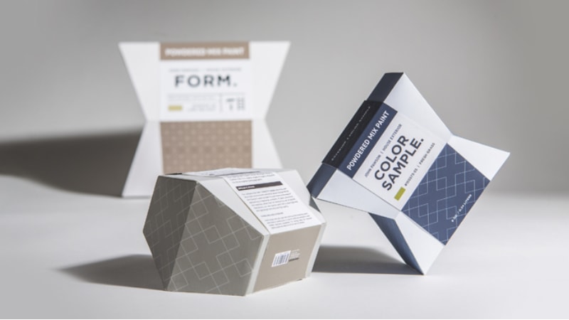 Unique packaging shape and dimensions