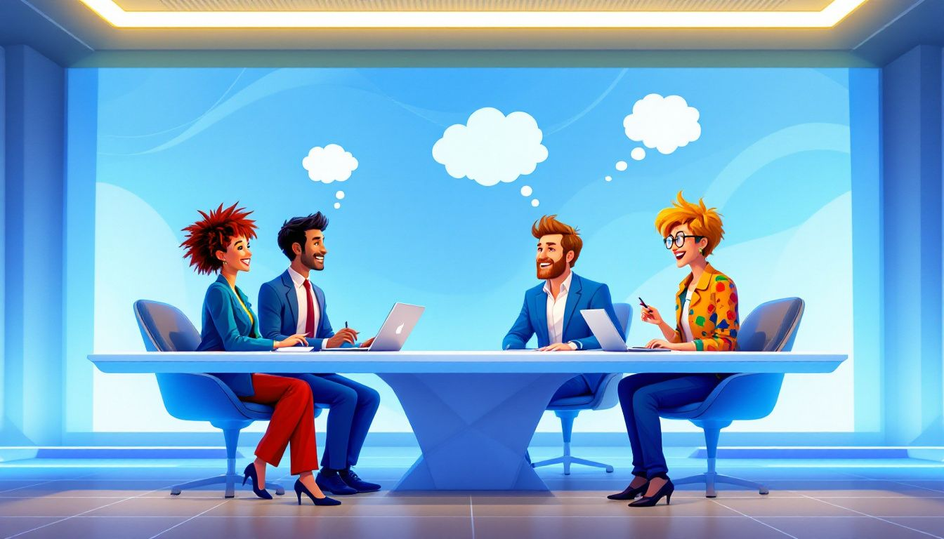 Evaluating professional skills during an interview process.