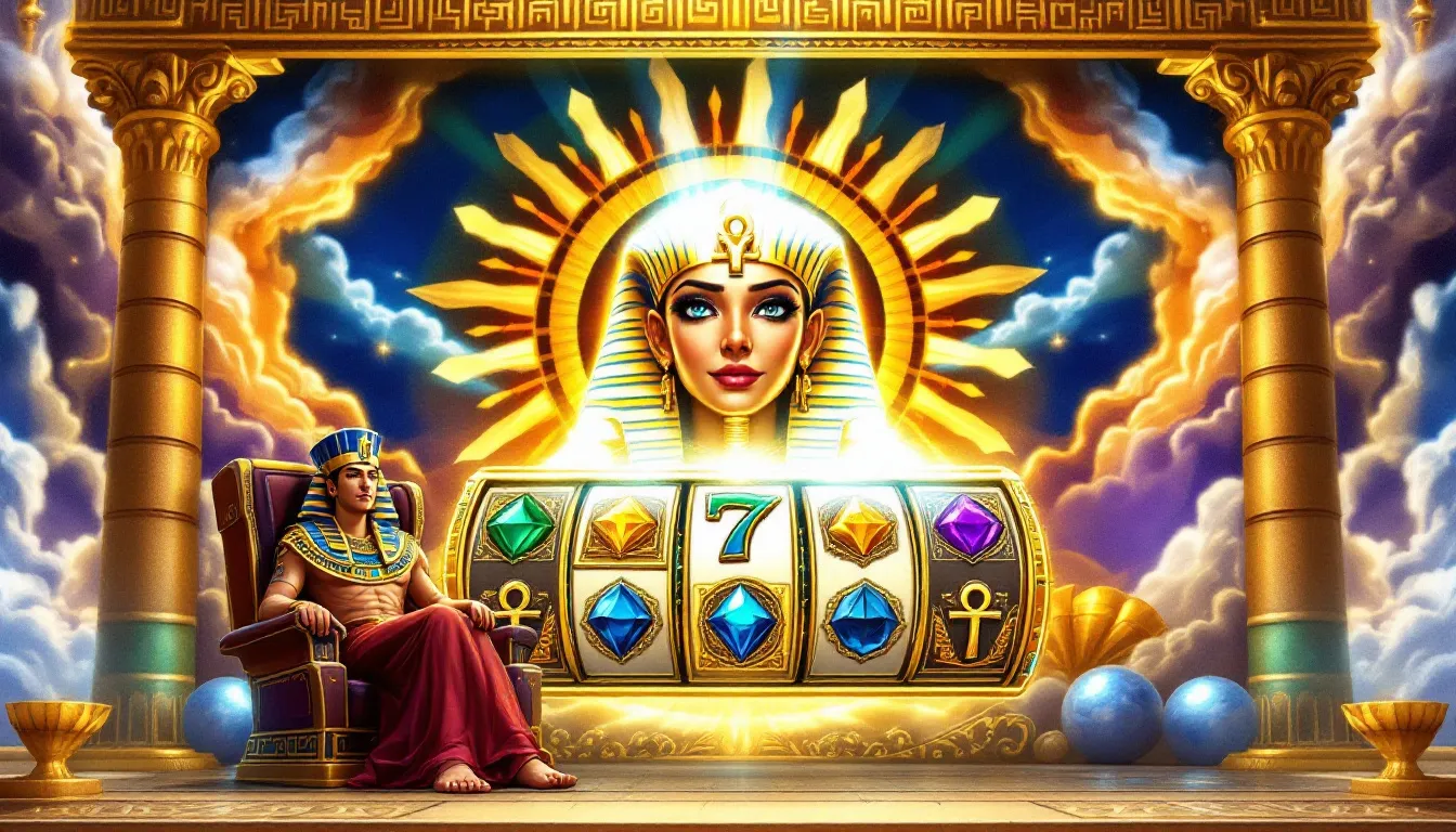 Symbols and payouts in the Sun of Egypt 3 Slot game.