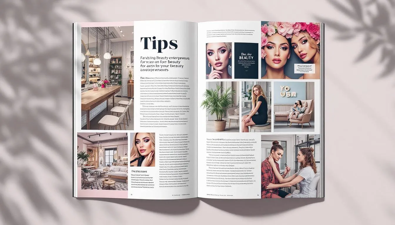 Estrategias de marketing y promoción para un salón de belleza.