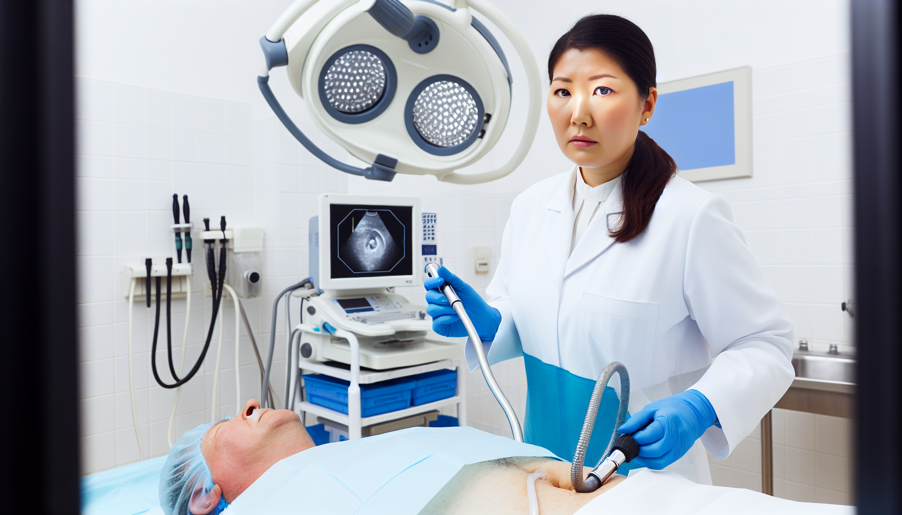 Photo of a colonoscopy procedure