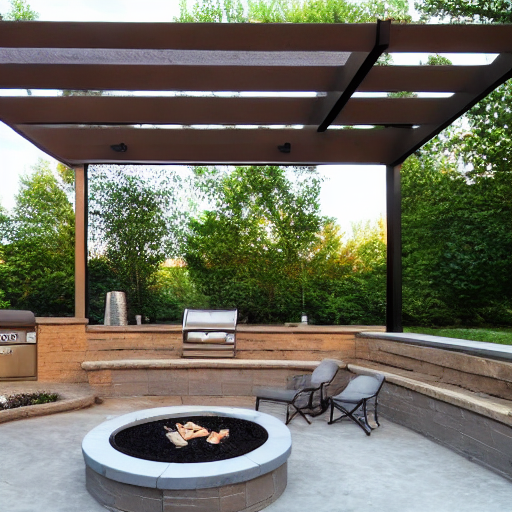 fireplace outdoor kitchen ideas with outdoor kitchen pegola