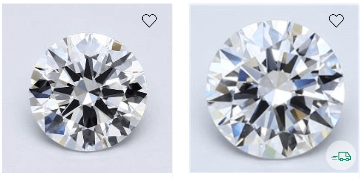 Two carat diamonds