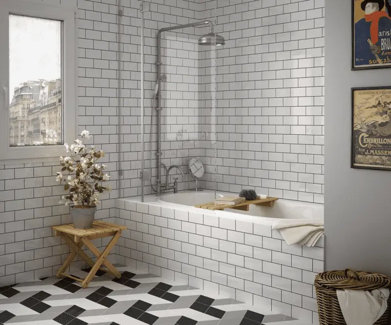 Evolution Blanco Gloss Wall Tile 15×7 by Equipe Tiles