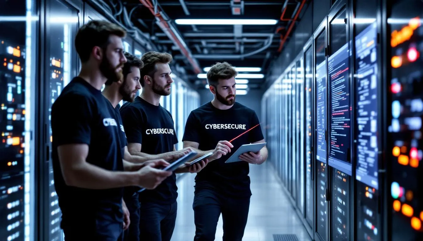 A security assessment team is engaged in vulnerability testing of AI systems, focusing on identifying security risks and implementing zero trust principles. They are utilizing strict access controls and continuous monitoring to safeguard sensitive data against emerging threats and potential cyber attacks.
