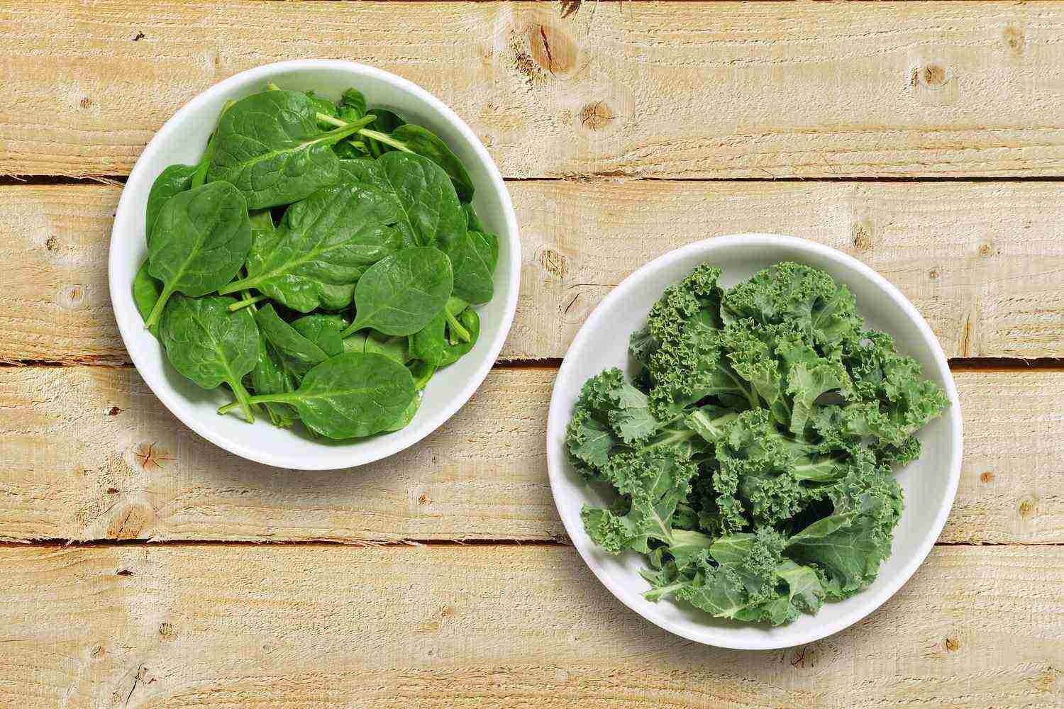Leafy Greens like Spinach and Kale