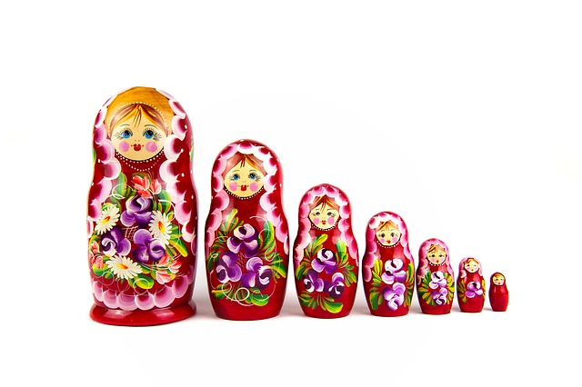 wooden matryoshka dolls