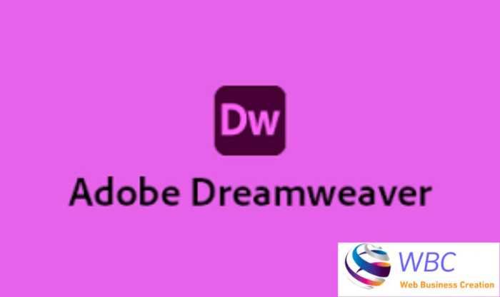 Adobe dreamweaver writtten in text in a post about WordPress Vs Dreamweaver 