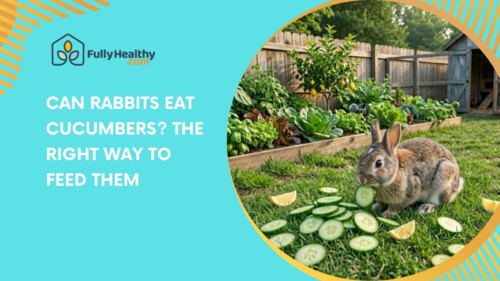 Can Rabbits Eat Cucumbers? The Right Way To Feed Them