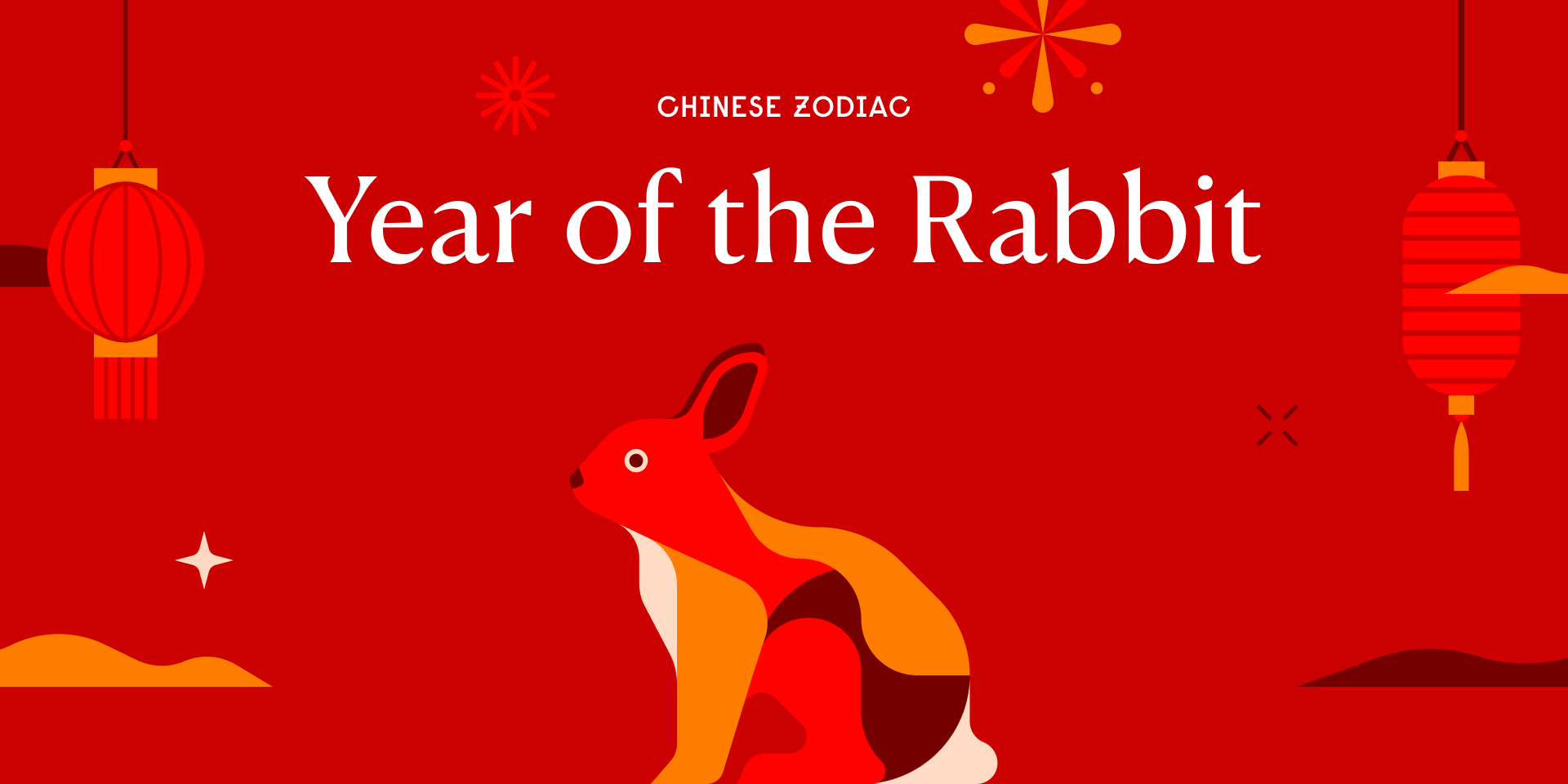 Year of the rabbit zodiac animal