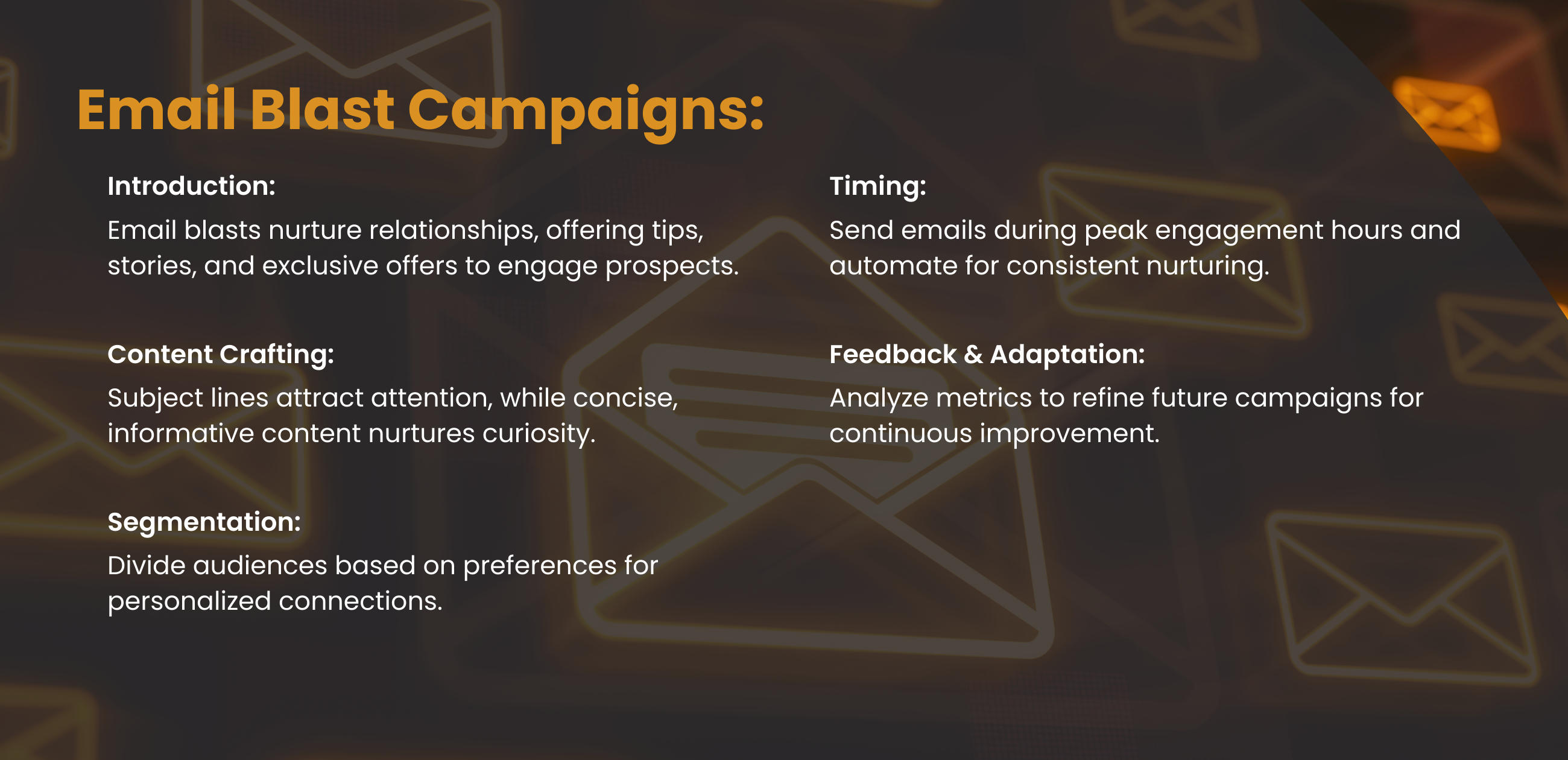Cultivating Client Connections: Email Blast Campaigns