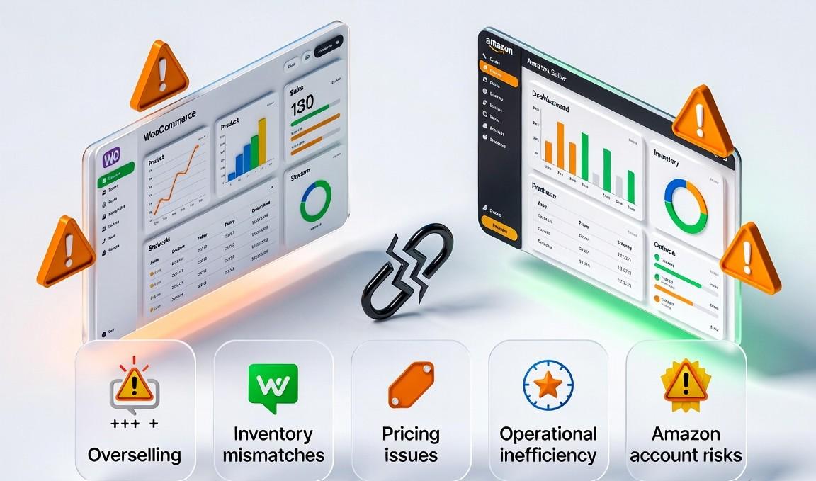 WooCommerce Amazon Sync Challenges of Managing unsynced WooCommerce and Amazon