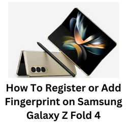 How do you add a fingerprint option?