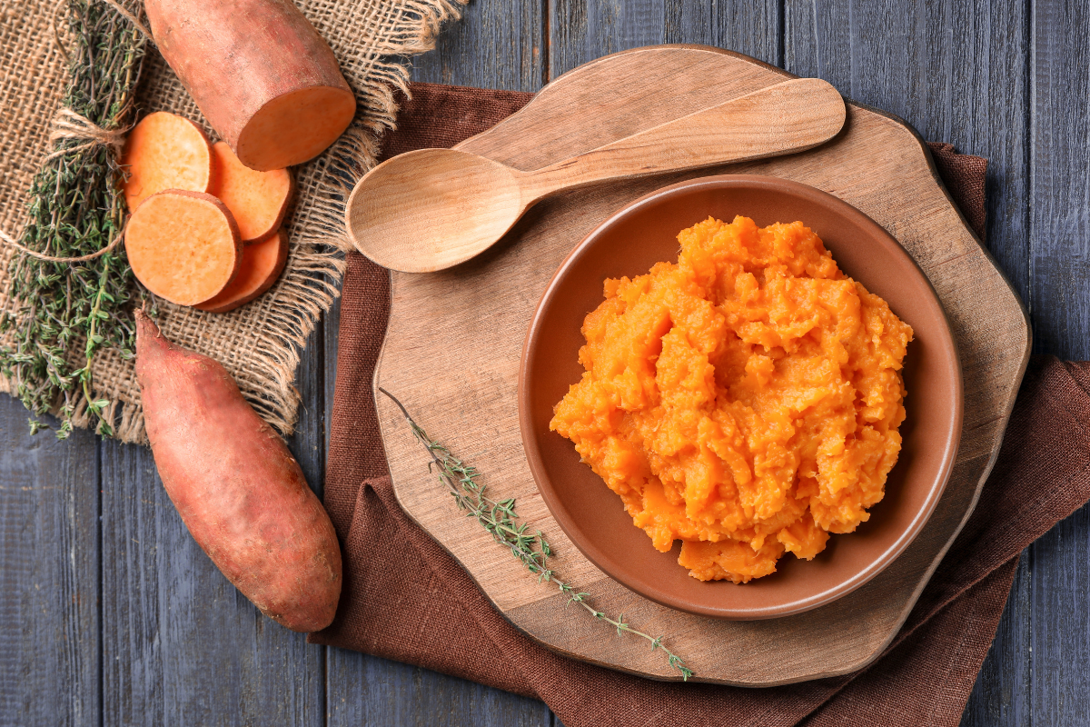 Sweet Potato + Rosemary Mash