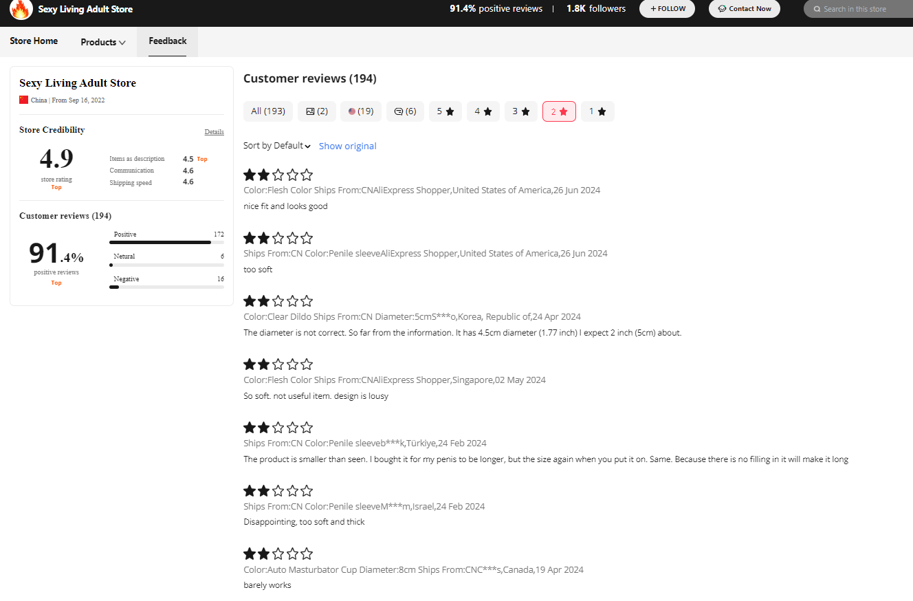 customer reviews on alixpress negative