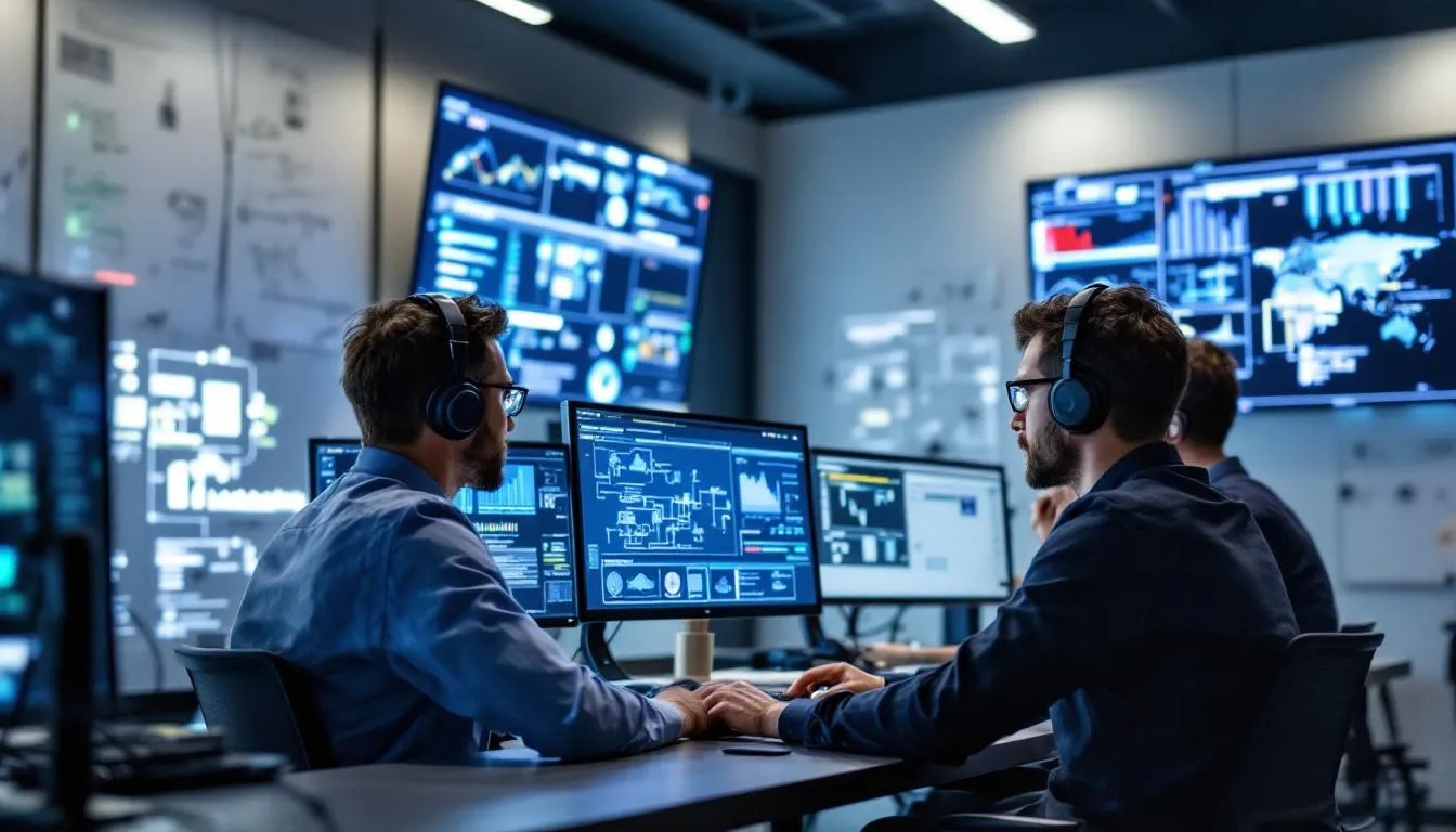 Une équipe de spécialistes en cybersécurité collabore sur l'analyse de la sécurité des systèmes informatiques, en se concentrant sur les tests d'intrusion pour identifier les failles potentielles dans les applications web et les réseaux. Ils utilisent des méthodologies variées pour renforcer la sécurité d'un système face aux menaces des hackers éthiques.