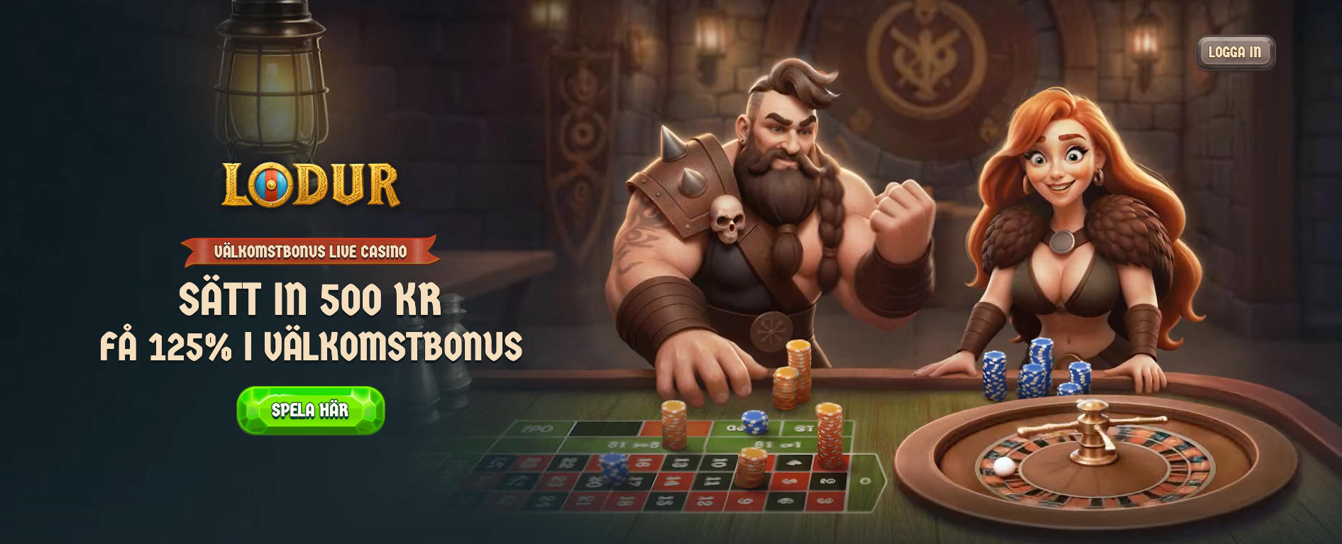 lodur live casino bonus