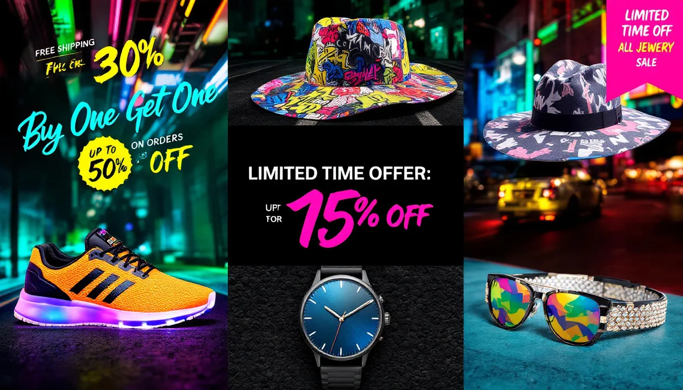 Best accessories discount codes including various deals and offers.