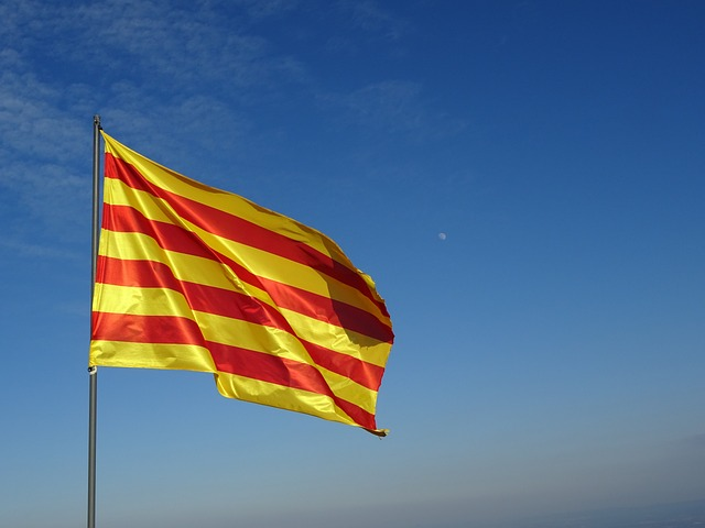 flag, catalan, senyera
