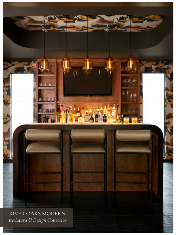 River Oaks Modern bar