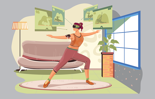 olahraga dengan VR fitness