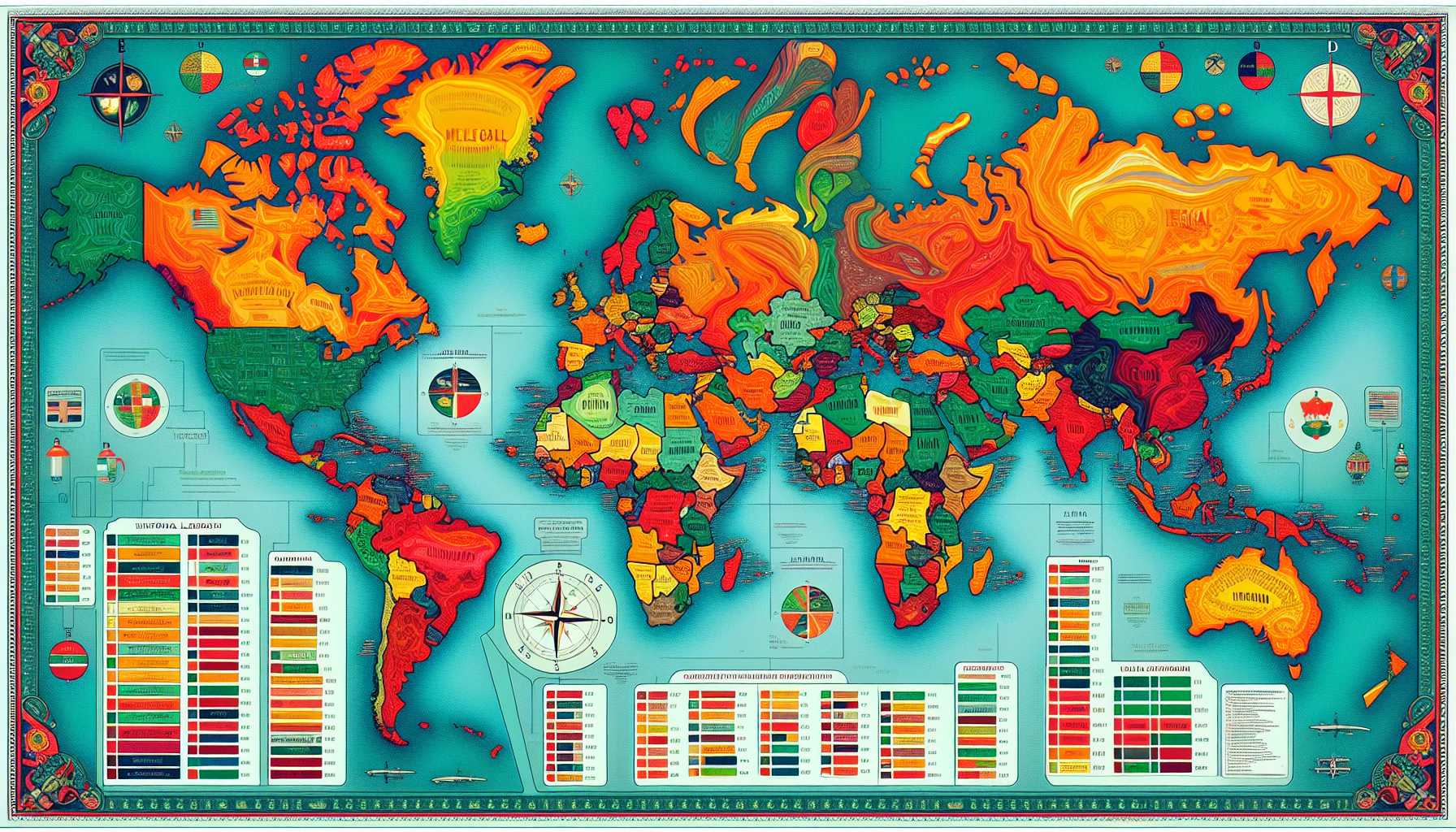 A legal map showing the legalization of HHC-O in different countries.