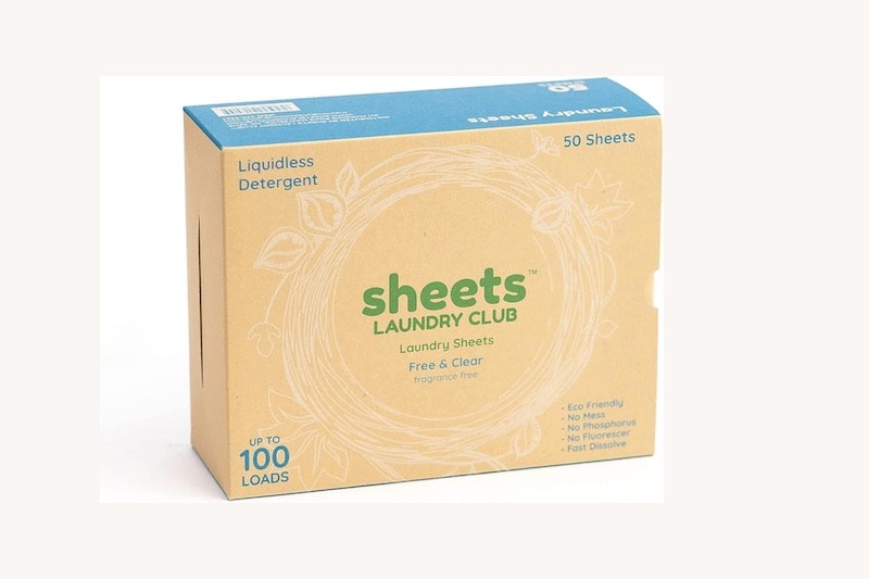 Laundry Club detergent sheets plastic free packaging