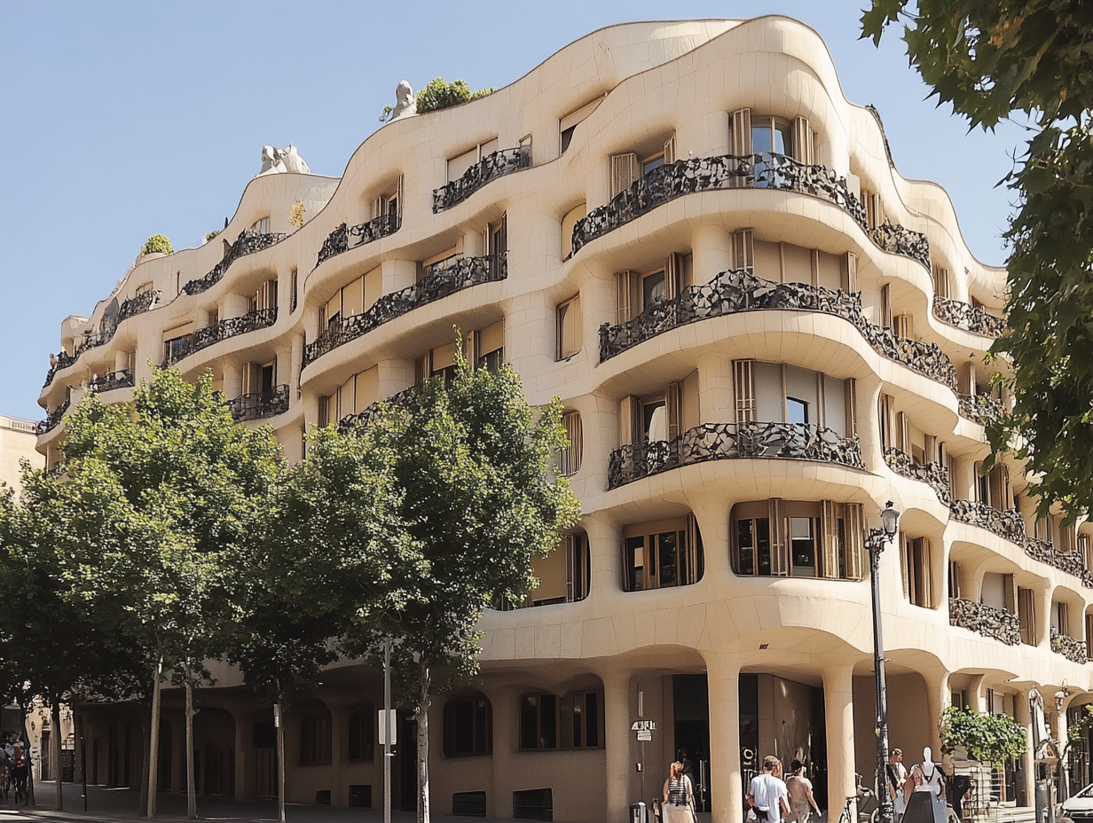 Eixample district in Barcelona