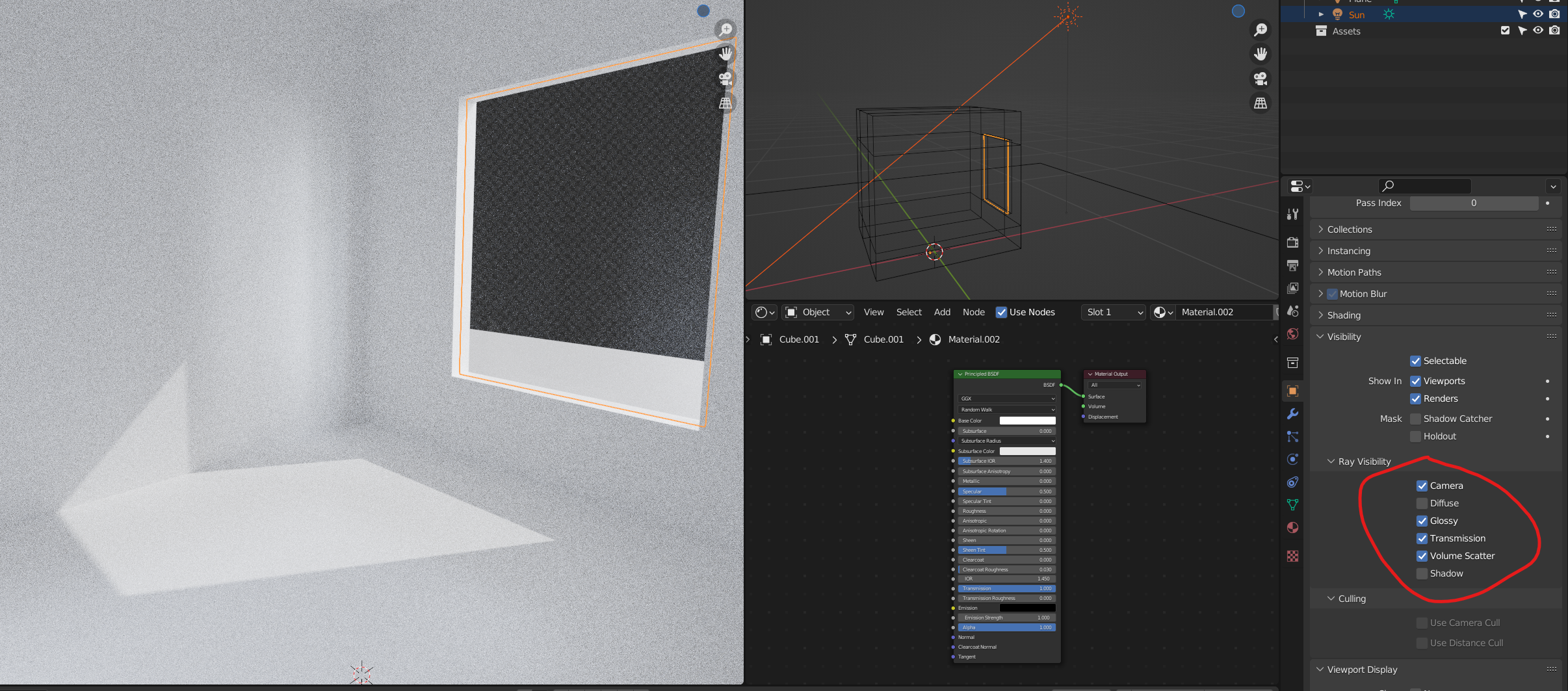 cycles render engine - How do you make a transparent glass