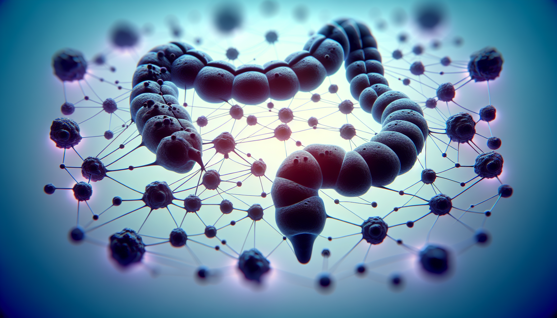 Metastatic colorectal cancer cells spreading in the body