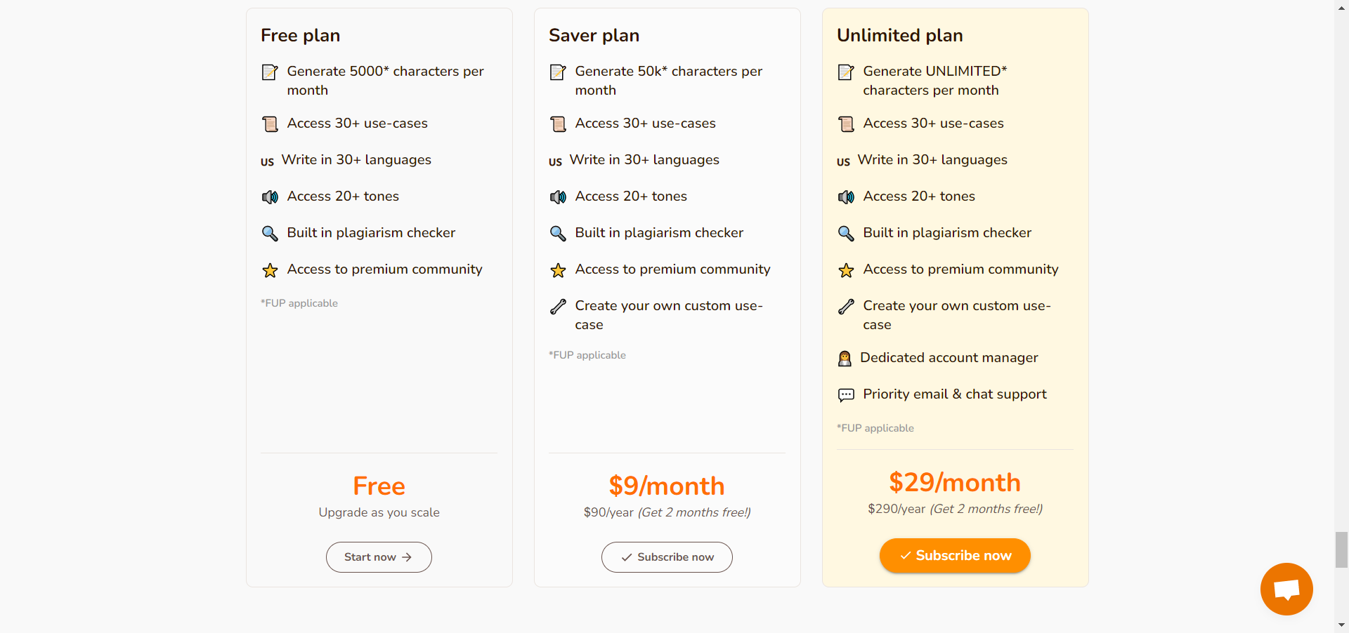 Rytr pricing