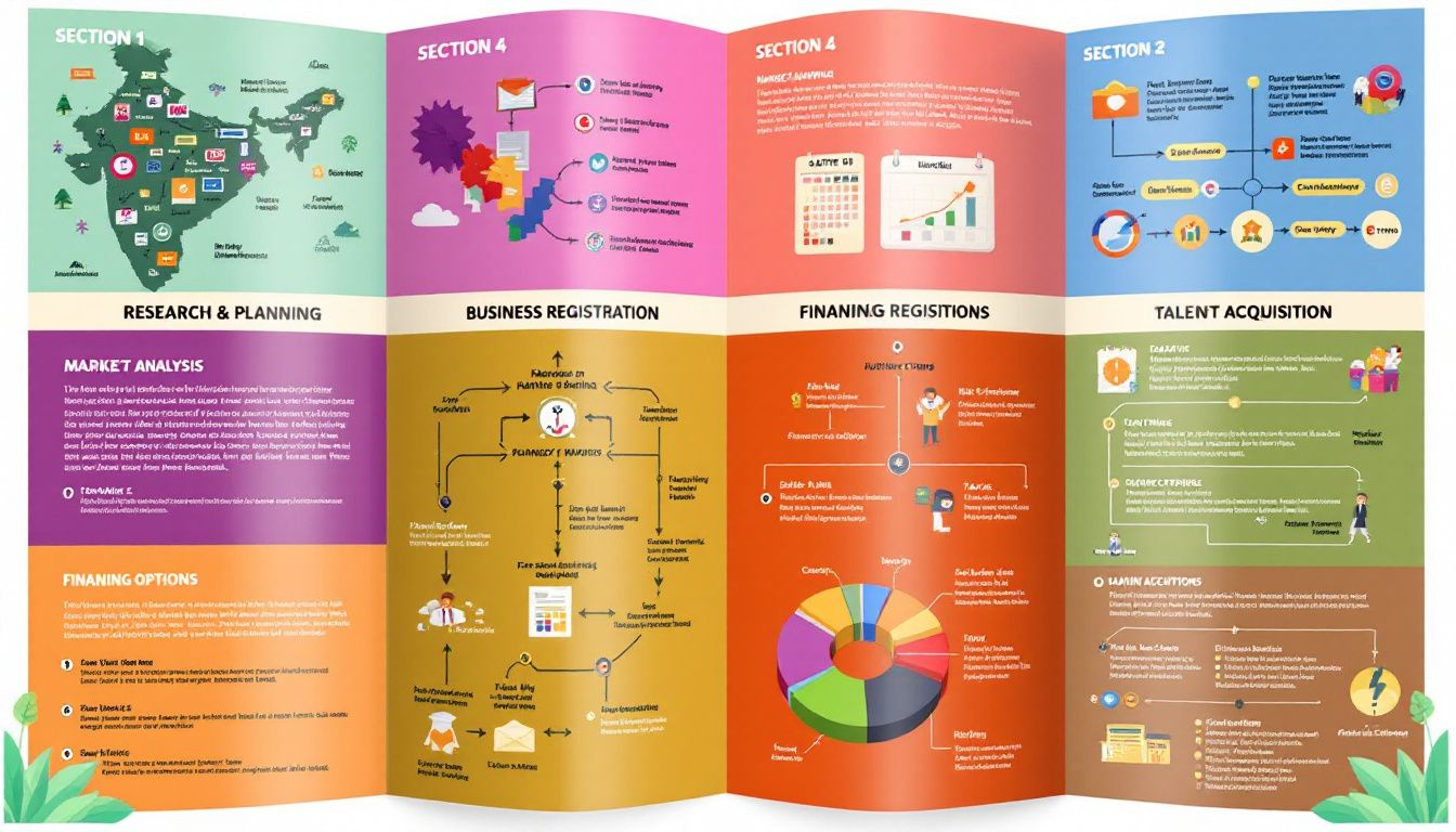 84649f2f 43be 44e7 a935 ac4fba0ed242 A step-by-step infographic on starting a business in Jharkhand.