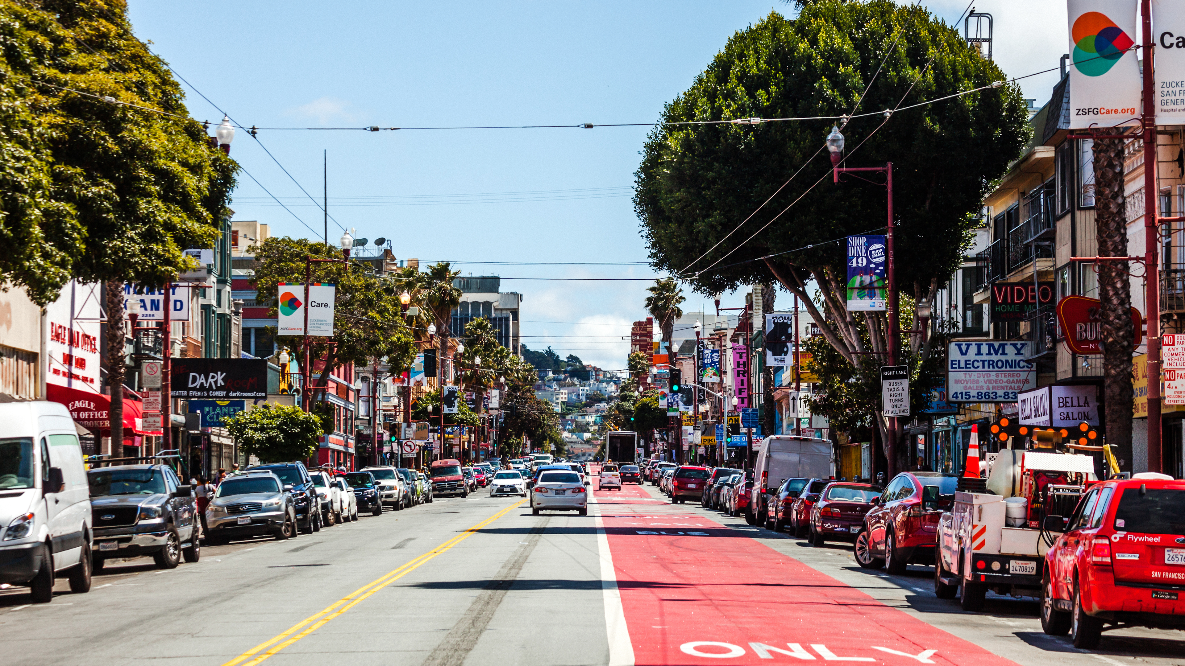 Mission District traffic