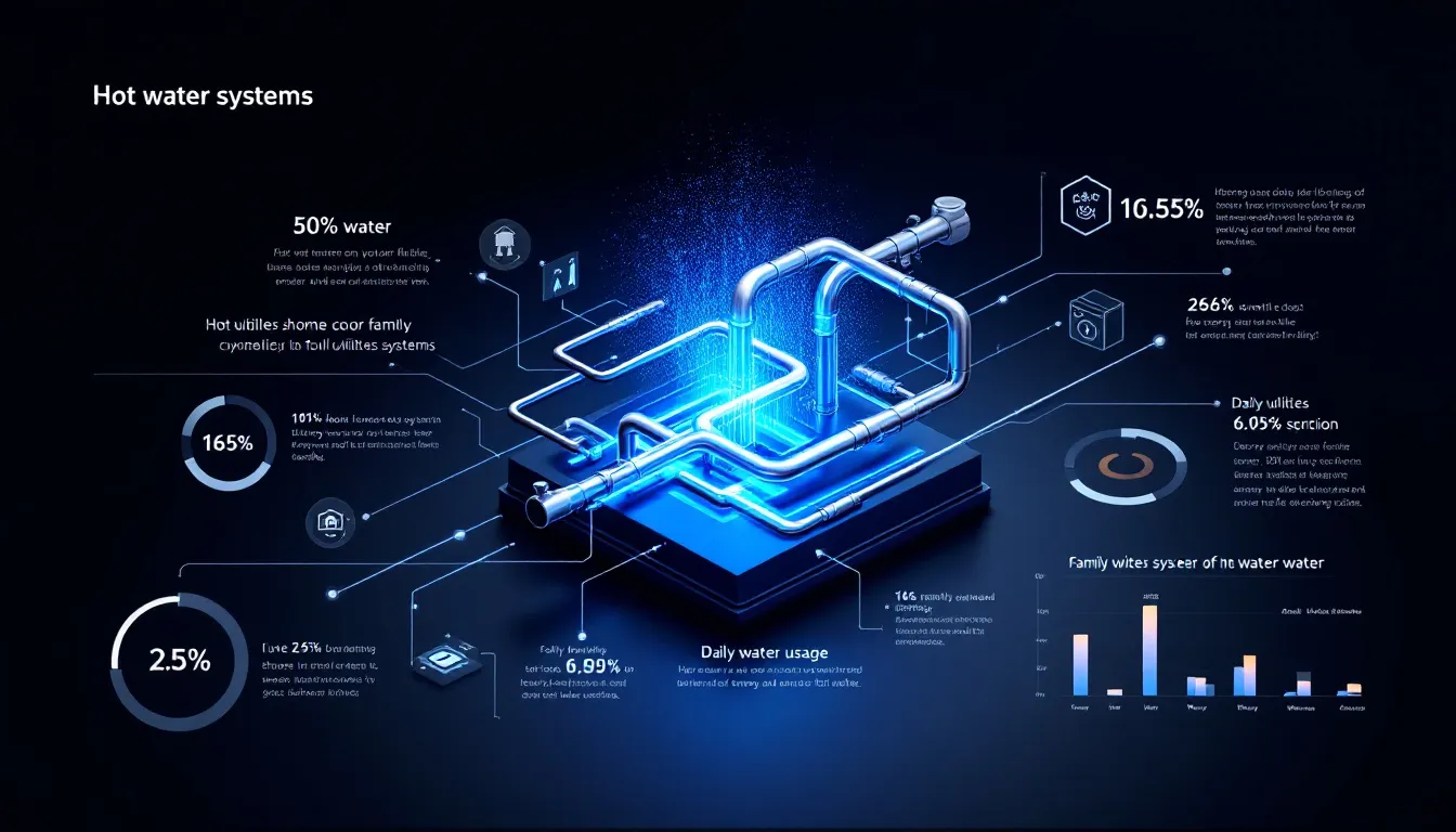 A visual representation of hot water system costs.