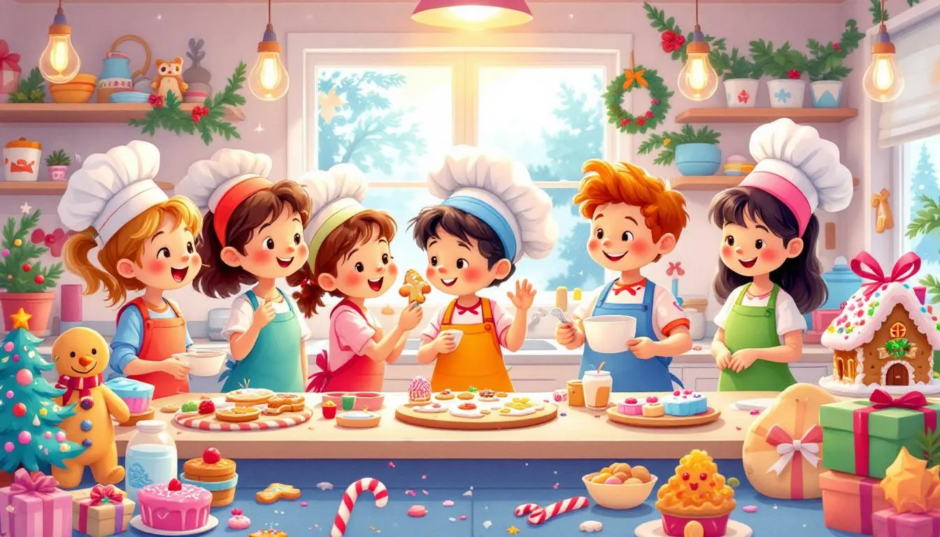 Delicious edible Christmas treats kids can create, showcasing their fun and creativity in the kitchen.